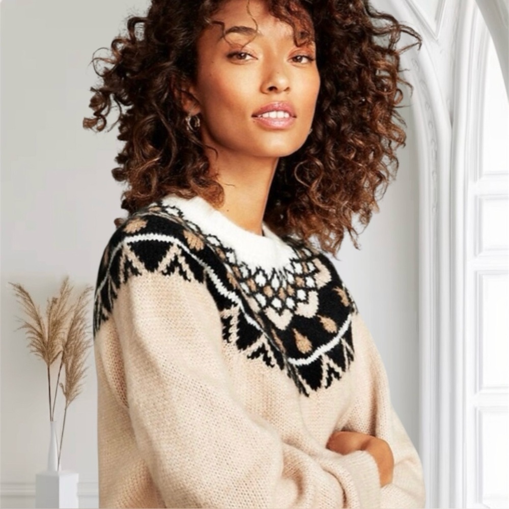 Ann Taylor Fair Isle Sweater